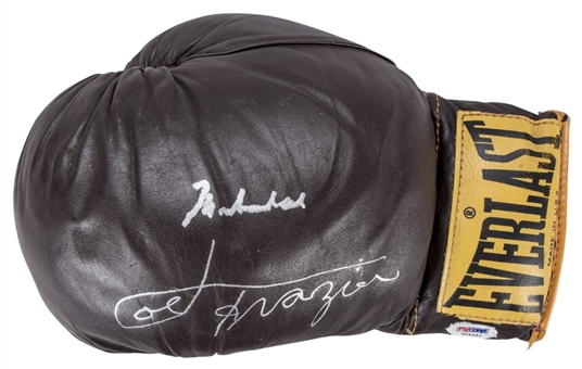 Muhammad Ali and Joe Frazier Dual Signed Everlast Boxing Glove (PSA/DNA)